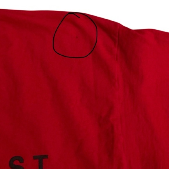 VTG Jesus Christ Chief Cornerstone Red Short Sleeve Tee - Picture 2 of 8